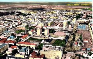 Sidi-Bel-Abbes - Vue aerienne - Marche Central